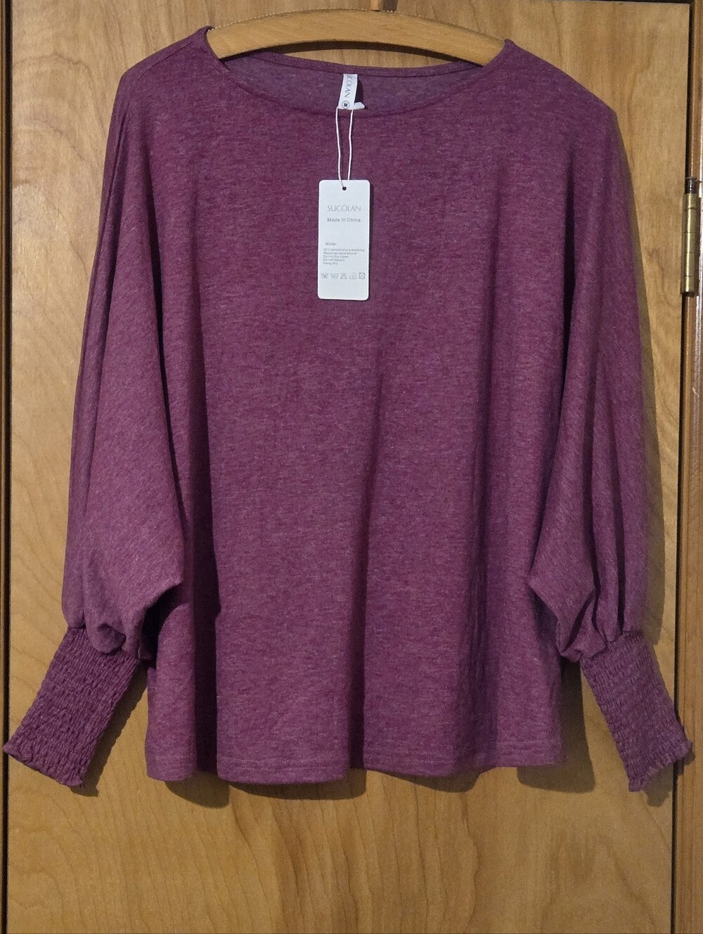 Sucolan Women's Lightweight Sweater Size M